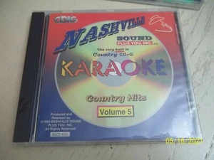 NUEVO CD+G SELLADO NASHVILLE PLUS YOU INC KARAOKE COUNTRY HITS VOLUMEN 5 CD - Imagen 1 de 2