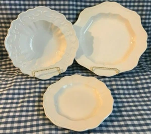 RED VANILLA ~ WHITE "COUNTRY ESTATE" DINNERWARE ~ CHOOSE 1 or ALL ~ 1+ SHIP    - Picture 1 of 16