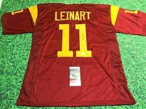 MATT LEINART AUTOGRAPHED USC TROJANS JERSEY SOUTHERN CAL HEISMAN JSA LAST ONE - Picture 1 of 3