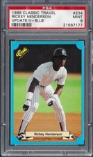 1988 Classic Update II #234 Rickey Henderson NY Yankees PSA 9 Mint 21567177