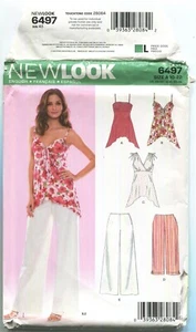 NEW LOOK 6497 MISSES' TOP & PANTS W/ VARIATIONS SZ 10-22 UNCUT 2005 - Picture 1 of 3