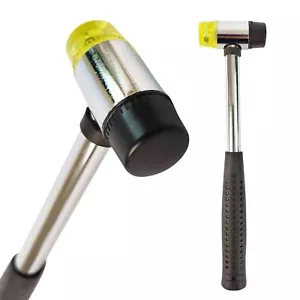 25cm Double Face Rubber Hammer - 2 Side Rubber Plastic Mallet Glass - Picture 1 of 3