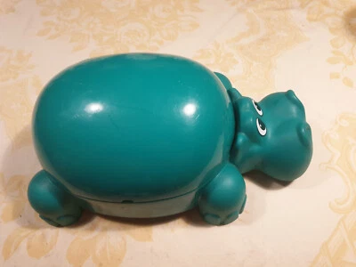Baby Nachttopf Hippo Nilpferdform ergonomischer Sitz mit Deckel grün - von 1987 - Bild 1 von 3