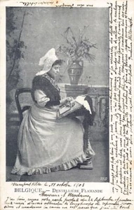 Belgique - Dentellière flamande - Vlaamse kantwerkster - Flemish lacemaker - Picture 1 of 2