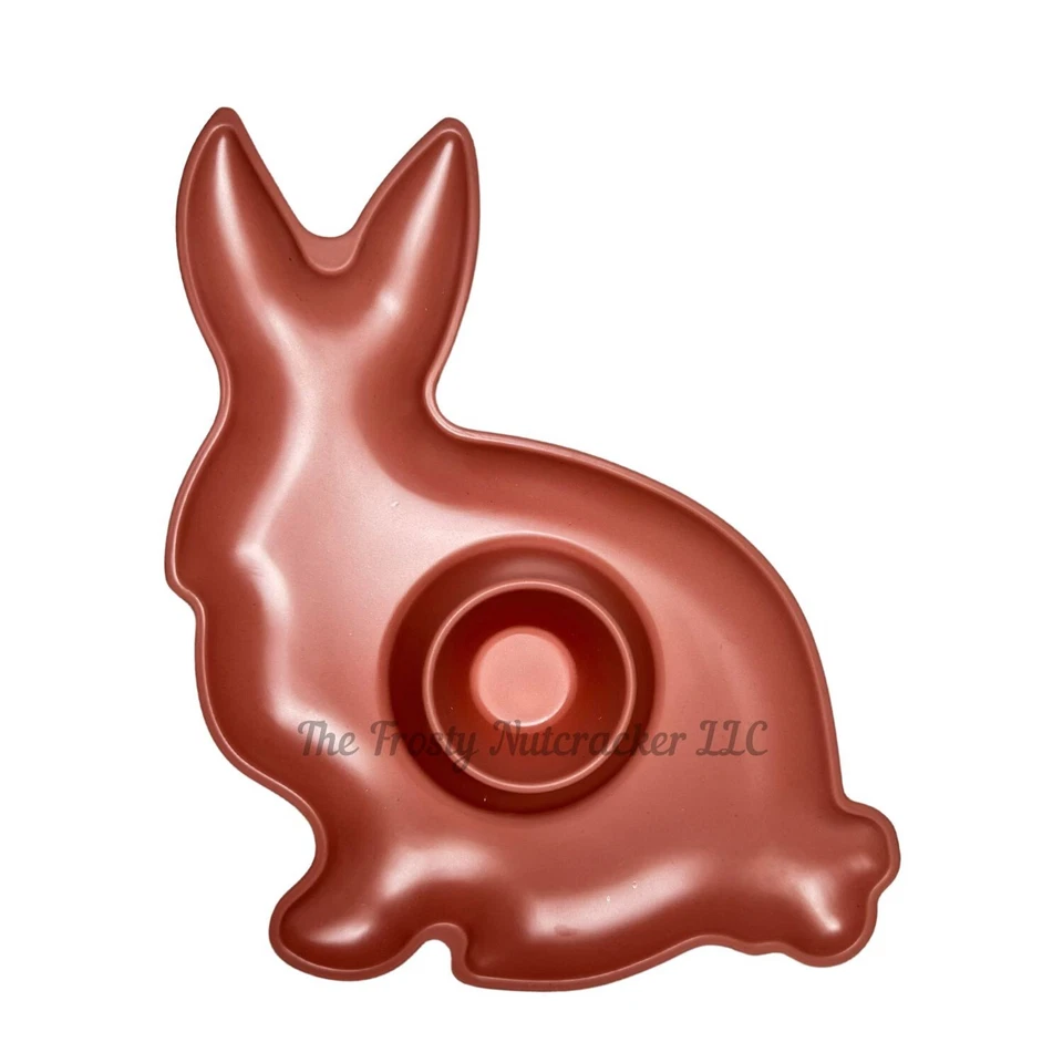 1 Target Melamine Bullseye Easter 2024 Green White Checked Gingham Egg Plate 13"