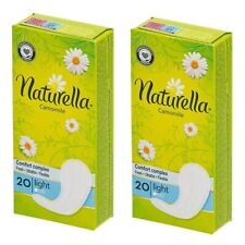 NATURELLA CAMOMILE Liners Sanitary Pads For Women Comfort Fresh 2 X 20