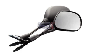 09 10-13 FIT Honda Black CBF125 Mirrors Pair 2013 2014 2015 2016 CBF125M 09-16 - Picture 1 of 4