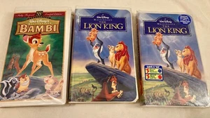Vintage Disney VHS Tapes: The Lion King & Bambi Originals - Bild 1 von 5