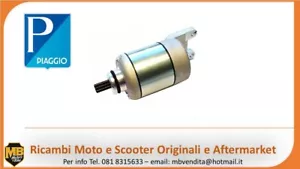 MOTORINO AVVIAMENTO PIAGGIO FLY 125 2012 2013 2014 2015 ORIGINALE PIAGGIO - Foto 1 di 1