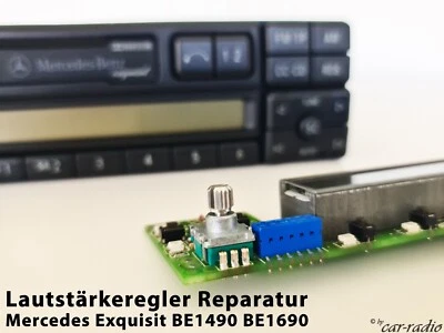 Reparatur Lautstärkeregler Drehregler Poti Mercedes Exquisit BE1490 BE1690 - Bild 1 von 3