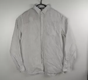 Country Road Baird Mcnutt Linen Men's Long Sleeve Button Up Shirt - Size L - Picture 1 of 9