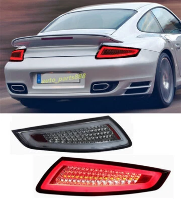 For Porsche 911 997.1 LED Smoke Black Rear Lamp Assembly Signal Dynamic 2005-08 - Imagem 1 de 4
