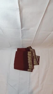 Burgundy Chiffon Fabric Width 4 yards - Picture 1 of 1