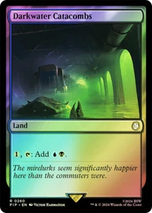 Darkwater Catacombs Foil  Fallout Commander NM MTG - Picture 1 of 1