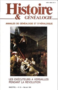 HISTOIRE & GÉNÉALOGIE N° 23 / 1989 = Bullant / Lucheux - Picture 1 of 1