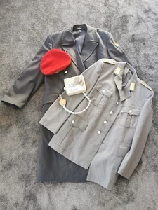 Bundeswehr Heer Mantel + Sakko + Barret + Koppel + Schützenschnur Abzeichen in G - Bild 1 von 8