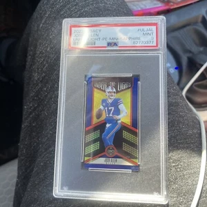 2023 Panini Legacy Under The Lights Josh Allen Sapphire 20/20 PSA 9 - Picture 1 of 5