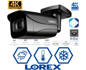 Lorex 4K Ultra HD IP PoE Add-On Indoor/Outdoor Bullet Security Camera E841CAB 🔥 - Picture 1 of 14