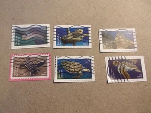 USA Used, 2024 Issue, Protect Sea Turtles, Scott #5865-70. (Set of 6) - Picture 1 of 1