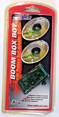 Mini BOOM BOX FM RADIO & Earbuds Pelican for Game Boy Color & Pocket-New Sealed - Image 1 of 4