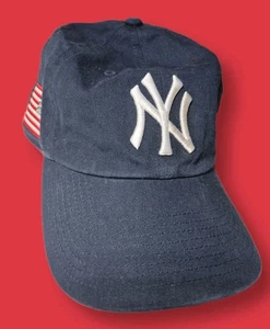 Cappello regolabile Navy New York Yankees '47 Brand Heritage Clean Up nuovo - Foto 1 di 9
