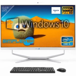 Tout en Un Aio 24 " Tactile Windows 10 Core i5 4GB 240GB Fixe Webcam 2K - Photo 1/9