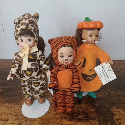 Lote de 3 muñecas Madame Alexander McDonald's Happy Meal Halloween leopardo calabaza Foto 1 de 4