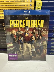 Peacemaker: Complete First Season w/ SLIPCOVER (Blu-ray, 2023) NEW John Cena DC - Picture 1 of 5
