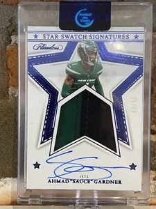 2023 Panini Flawless Star Swatch Signatures Ahmad Gardner #Ss-Asg/10 (AU, MEM) - Picture 1 of 2