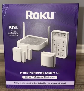Sistema de Monitoreo Hogar Roku SE 2 Puertas Ventana Sensores de Movimiento, Teclado, SS1000R - Imagen 1 de 9