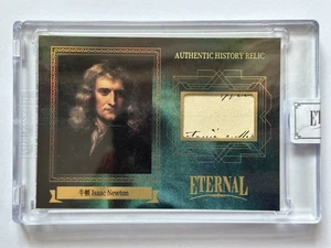 2024 Eternal Cuts World Celebrities Isaac Newton Authentic History Relic /5 - Picture 1 of 2