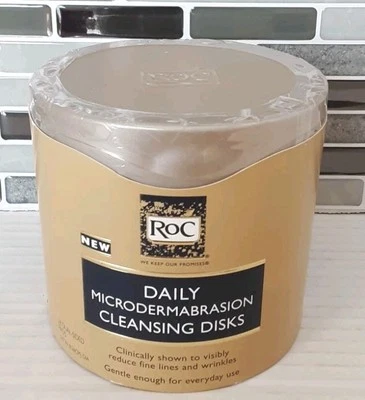 RoC Daily Microdermabrasion Cleansing Disks, Reduce Lines And Wrinkles, Rare HTF - Image 1 of 4