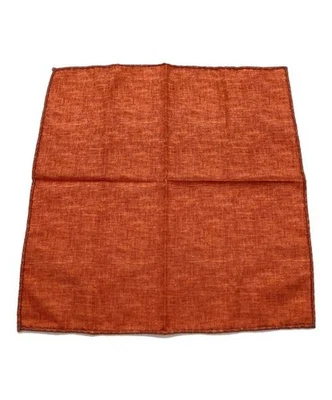 BRUNELLO CUCINELLI 真丝棉质方形口袋,素色,缝线 — 第 1/3 张图片