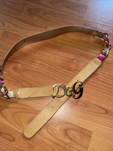 Ledergürtel • D&G • Dolce&Gabbana • 105/90 • Pink - Bild 1 von 5