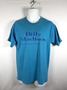 Vintage 1995 BILLY MADISON Movie Promo Shirt MCA Universal Adam Sandler Film L - Picture 1 of 5