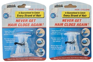 Dr. Rooter Plumbing Hair Cyclone Shower Drain Hair Catcher Tub Edition 2 Pack - Picture 1 of 3