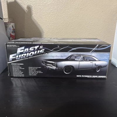 1/18 DIECAST GMP FAST & FURIOUS MOVIE 1970 PLYMOUTH ROAD RUNNER (1 OF 1302) - Image 1 of 4