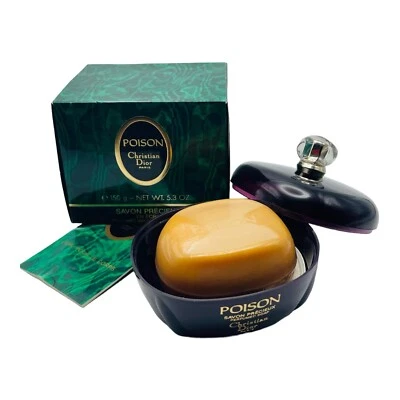 Jabón venenoso Christian Dior con plato de lujo. 150 g 5,3 oz. NUEVO MUY RARO Foto 1 de 4