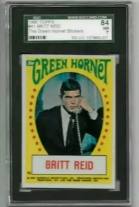 BRUCE LEE 1966 THE GREEN HORNET #41 STICKER. SCG GRADED 7 NM - Picture 1 of 1