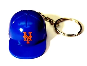 NEW YORK METS KEYCHAIN CAP HAT 2" LONG NEW LICENSED MLB BASEBALL CHARM PULL - Picture 1 of 1