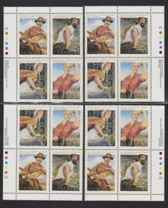 1992 Canada SC# 1435a - Canadian Folklore-3 - Plate Blocks of 4 M-NH Lot # 3350 - Picture 1 of 1