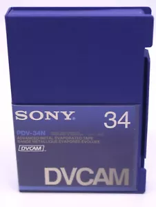 Sony DVCAM PDV-34N videocassetta digitale nastro evaporato metallo avanzato - Foto 1 di 2