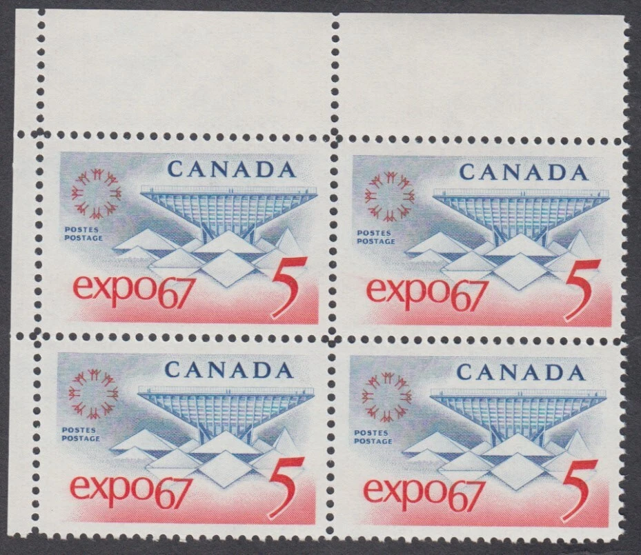 Canada- #469 - EXPO '67 Corner Block of Four - MNH - Image 1 of 1