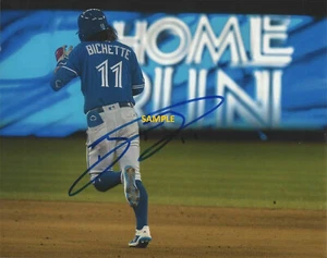 BO BICHETTE REPRINT PHOTO 8X10 SIGNED AUTOGRAPHED CHRISTMAS MAN CAVE BLUE JAYS - Picture 1 of 1