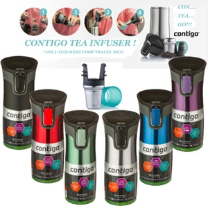 Contigo Travel Mug West Loop Autoseal Insulated 473ml w/ Exclusive Tea Infusion - Picture 1 of 16