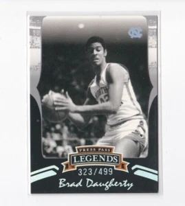 BRAD DAUGHERTY 2006-07 PRESS PASS LEGENDS SILVER PARALLEL UNC CARD-#'D/499 - Picture 1 of 24