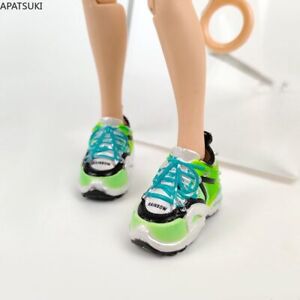 Green Blue Fashion Shoes for Blyth Doll Sneakers Shoes 1/6 Dolls Accessories