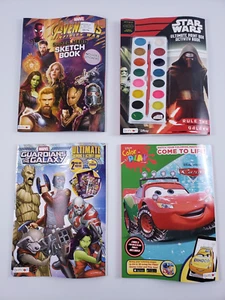 Kinder Aktivität 4 Buch Malvorlagen | Star Wars | Avengers | Autos | Wächter - Bild 1 von 14