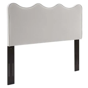 Modway Furniture Athena Velvet Full/Queen Headboard, Light Gray -MOD-6520-LGR - Picture 1 of 1