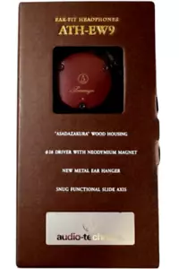 Audio-Technica ATH-EW9 Auriculares con Clip para Oreja Madera de Japón NUEVO - Imagen 1 de 14